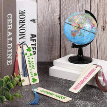 Load image into Gallery viewer, Wooden Bookmarks with Tassel Ropes - 10/20/60Pcs DIY Hanging Labels
