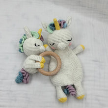 Load image into Gallery viewer, Baby Security Blanket Towel Feeding Bib Soft Towel Cotton Burping Cloth Infant Shower Gift Knitted Lovely Animal Rattle Sleep To
