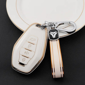 Soft TPU Car Remote Key Case Cover Shell Holder Auto Keychain For Chery Jetour X70 X90 X95 Plus Protector Accessories