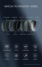 Load image into Gallery viewer, BARCUR Polarized Sunglasses for Men – Trendy UV400 Gradient Lens Oval Comfortable Frame Sports Driving Hiking Fishing Outdoor Fashion Eyewear with Durable Stainless Steel Frame – Casual Apparel Accessory Gift for Him
