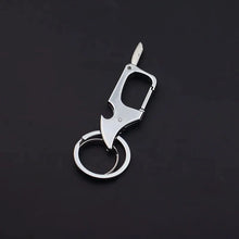 Load image into Gallery viewer, Men's Multifunctional Keychain Bottle Opener Anti-Lost Car Key Ring Creative Waist Hanging Design
