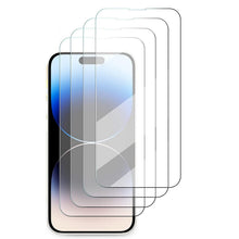 Load image into Gallery viewer, 4PCS Tempered Glass On iPhone 14 13 Mini 12 11 Pro Max X XS XR 7 8 Plus SE 3 Screen Protector For iPhone 14Plus Protective Film Screen Protector iPhone Screen Protector
