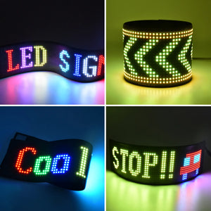 Waterproof LED Matrix Pixel Panel 5VUSB Flexible Addressable DIY Pattern Graffiti Scrolling Text Animation Display Car Bar Decor