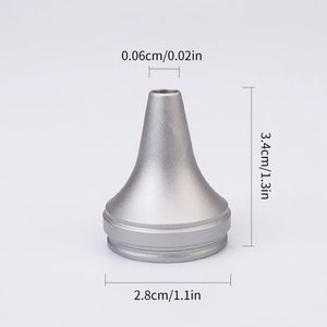 Medical Reusable Adult Child Non Disposable Speculum Earmuff Otoscope Accessory Ear Tip Funnel Nozzle Specula Cone Replacement