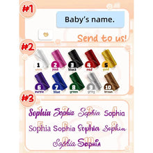 Load image into Gallery viewer, Personalized Newborn Baby Blanket with Name &amp; Custom Stroller Gift Set
