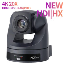 Load image into Gallery viewer, Runpu 4K30fps 20X Optical Zoom AI-Tracking Ptz NDI Camera HDMI LAN POE Live Streaming Broadcast Video Conference System Camera
