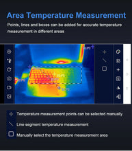 Load image into Gallery viewer, TOOLTOP T7 256*192 Android Type-C Thermal Imager 25Hz Mobile Thermal Imaging Camera for Solar Panel Power Device Fault Detect
