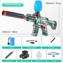 Load image into Gallery viewer, M416 Electric Ball Blaster Toy Gun – High-Speed Rechargeable Toy with Metallic Finish, Perfect Holiday Gift (Bullets Excluded)
