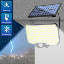 Load image into Gallery viewer, 234/318/348 LED Solar Motion Sensor Light – Super Bright Outdoor Floodlight with 3 Modes, IP65 Waterproof, Remote Control &amp; Wide-Angle Illumination
