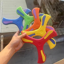 Load image into Gallery viewer, Children Outdoor Sport Flying Disc Soft EVA Touching Boomerang Return Dart Hand Throw Spinner Parent-Child Interactive Game Toys
