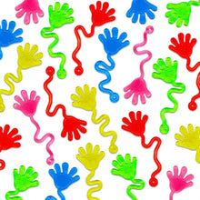 Load image into Gallery viewer, 12PCS Glitter Sticky Hands Toys – Stretchy Sensory Party Favors
