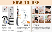 Load image into Gallery viewer, Electronic Acupuncture Pen Acupuncture Point Pen Acupuncture Point Pen Meridian Energy Meridian Pen Acupuncture Acup Massage Pen
