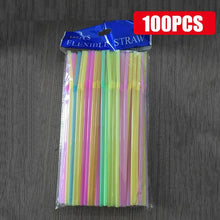 Load image into Gallery viewer, 50-1000Pcs Multicolor Drinking Straws – Milk Tea &amp; Party Supplies
