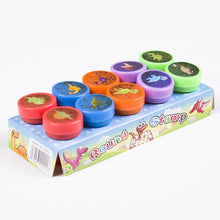 Load image into Gallery viewer, 10pcs Assorted Self-Inking Stamps for Kids - DIY Craft &amp; Scrapbooking
