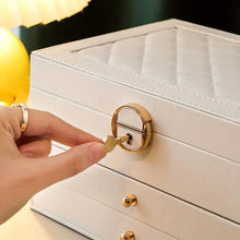 Load image into Gallery viewer, Jewelry Storage Box – Necklace &amp; Earrings Organizer for Gifts
