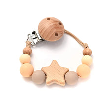 Load image into Gallery viewer, Baby Pacifier Chain Clip Silicone Teether Beads Soother Toy
