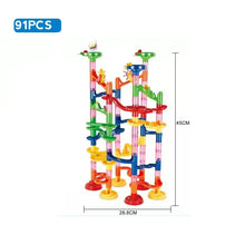 Load image into Gallery viewer, Marble Run Race Track Building Blocks 3D Maze Toy
