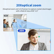 Load image into Gallery viewer, Runpu 4K30fps 20X Optical Zoom AI-Tracking Ptz NDI Camera HDMI LAN POE Live Streaming Broadcast Video Conference System Camera
