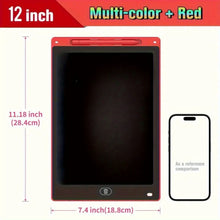 Load image into Gallery viewer, 2/4Pcs LCD Writing Tablet Doodle Pad for Kids 12Inch LCD Drawing Board Colorful Reusable Writing Tablet for Educational Toy Gift
