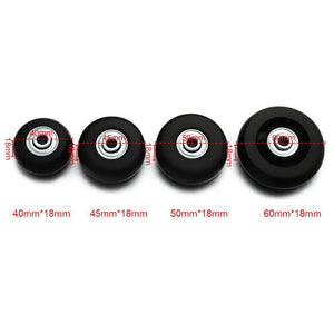 24Pcs/Set Suitcase Parts Axles Dia40mm/50mm/60mm Silent Travel Luggage Wheels Casters Repair Replacement Axles Repair Kit