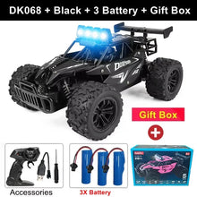 Load image into Gallery viewer, 1:16 RC Drift Racing Car - High-Speed Off-Road Alloy Truck with LED Lights, 20KM/H, 2.4G Radio Control for Kids &amp; Adults
