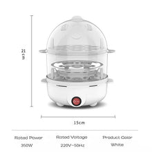 Load image into Gallery viewer, Egg Boiler Double Layers Multifunction Electric Egg Cooker Steamer Corn Milk Steamed Rapid Breakfast Cooking Appliances Kitchen
