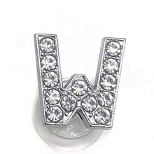 Load image into Gallery viewer, 1pcs Metal Shoes Charms Accessories Garden Rhinestones Letters Shoe Decorations Diy Charm For Crocs Pins Chain X-mas Women Gifts
