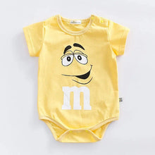 Load image into Gallery viewer, Soft Cotton Baby Romper (3–24M) – Cute Summer Short Sleeve Jumpsuit for Boys &amp; Girls
