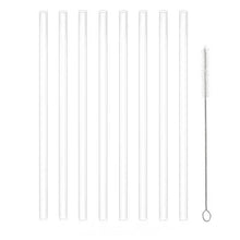 Load image into Gallery viewer, 6 pack Replacement Straws for Stanley 40oz Adventure Quencher Travel Tumbler, Reusable Plastic Straws with Cleaning Brush
