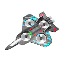 Load image into Gallery viewer, Glider Flying Helicopter RC Hobby Jet Plane 2.4G Stunt Remote Control Foam Fighter Airplane Toy With Light
