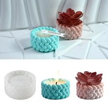 Load image into Gallery viewer, Hemp Rope Candle Cup Silicone Mold – DIY Succulent Pot, Cement, Resin &amp; Gypsum Craft Mold for Home Décor &amp; Storage Boxes

