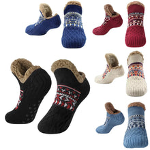 Load image into Gallery viewer, Thermal Mens Fluffy Slipper Socks Winter Warm Women Short Cotton Thickened Home Sleeping Soft Non Slip Grip Fuzzy Floor Socks

