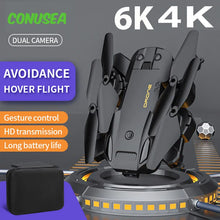 Load image into Gallery viewer, Q6 6K 4K Camera Drone Dron Wifi Fpv Drones Photography Obstacle Avoidance Quadcopter Remote Control Aircraft Helicopter Toys Boy
