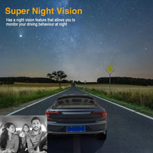 Load image into Gallery viewer, 3 Camera 1080P HD Dash Recorder 2.0-Inch IPS Screen Night Vision Recorder Large Wide Angle Cycle Recording
