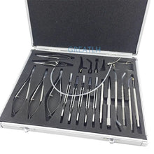 Load image into Gallery viewer, 21PCS Titanium Alloy/Stainless steel Eye Ophthalmic Set Instrument Eye Micro Tweezers Scissors Needle Holder Set Surgical Tools
