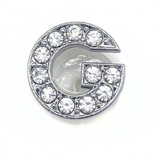 1pcs Metal Shoes Charms Accessories Garden Rhinestones Letters Shoe Decorations Diy Charm For Crocs Pins Chain X-mas Women Gifts