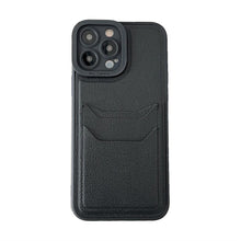Load image into Gallery viewer, Luxury Leather Square Silicone Wallet Card Holder Phone Case For iPhone 13 12 11 14 Pro Max XS XR X Shockproof Cover Luxury Shockproof Phone Case
