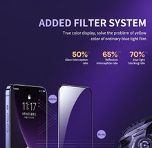 Load image into Gallery viewer, 40D High Quality Full Cover Screen Protector For iPhone 14 13 12 11 PRO MAX Tempered Glass For Iphone XS XR X14 13 12 Mini Plus  Tempered Glass Screen Protector Compatible For iPhone
