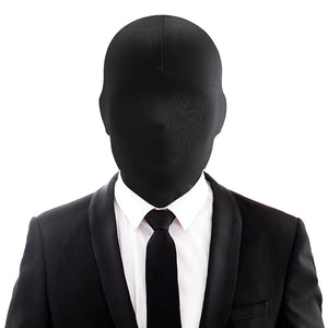Black Full Face No Hole Cover Hat Women Men Cs Balaclava Cap Sun Uv Protection Festival Cosplay Props Costumes Spandex Full Mask