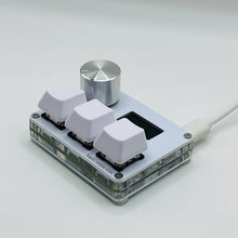 Load image into Gallery viewer, O3C SayoDevice OSU O3C Rapid Trigger Hall Switches Magnetic Pink Switches Keyboard With Knob Screen Copy Paste Shotcut
