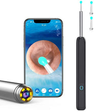 Load image into Gallery viewer, Ear Wax Cleaner Smart Ear Cleaner Otoscope Ear Wax Removal Tool with Camera Ear Endoscope 1080P Kit for iPhone iPad Android
