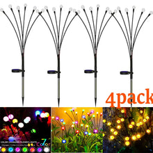 Load image into Gallery viewer, 12Pack Solar LED Starburst Firefly Lights – IP66 Waterproof Garden &amp; Lawn Decoration
