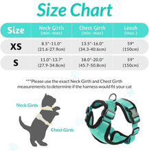 Load image into Gallery viewer, Cat Harness and Leash – Soft Adjustable Escape-Proof Vest for Walking Cats
