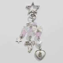 Load image into Gallery viewer, Y2K Fashion Flower Star Love Bow Strawberry Pendant Acrylic Keychain Student Women's Bag Backpack Pants Chain Accessories
