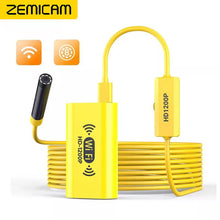 Load image into Gallery viewer, WiFi Endoscope Camera 8MM HD1200P IP67 Waterproof USB Inspection Borescope 8LEDs Wireless Endoscopy for Android Iphone PC F130
