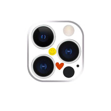 Load image into Gallery viewer, Cute Cartoon Camera Protector Case For iPhone 13 12 11 Pro Max Camera lens Cover Glass For iphone 12 13 mini Protection Sticker Aluminum Alloy Lens Protective Ring For Camera Protection

