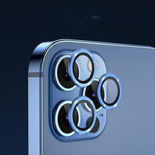 Load image into Gallery viewer, Camera Lens Protector for iPhone 14 Pro Max Plus 13 12 Mini 14Pro iPhone14 13Pro 14Plus 12Pro Glass Protection Protective Film  Metallic Camera Ring Lens Protector with Glass Cover
