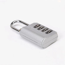 Load image into Gallery viewer, 4 Digits Password Code Combination Padlock Aluminum Alloy Suitcase for Luggage Travel Code Lock Code Keyed Anti-thieft Lock
