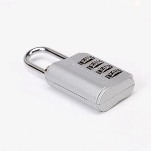 4 Digits Password Code Combination Padlock Aluminum Alloy Suitcase for Luggage Travel Code Lock Code Keyed Anti-thieft Lock