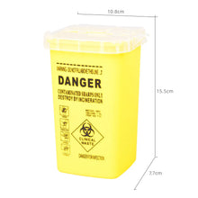 Load image into Gallery viewer, 1L Tattoo Medical Plastic Sharps Container Knife Blade Case  Needle Disposal Tips Accessories Waste Box
